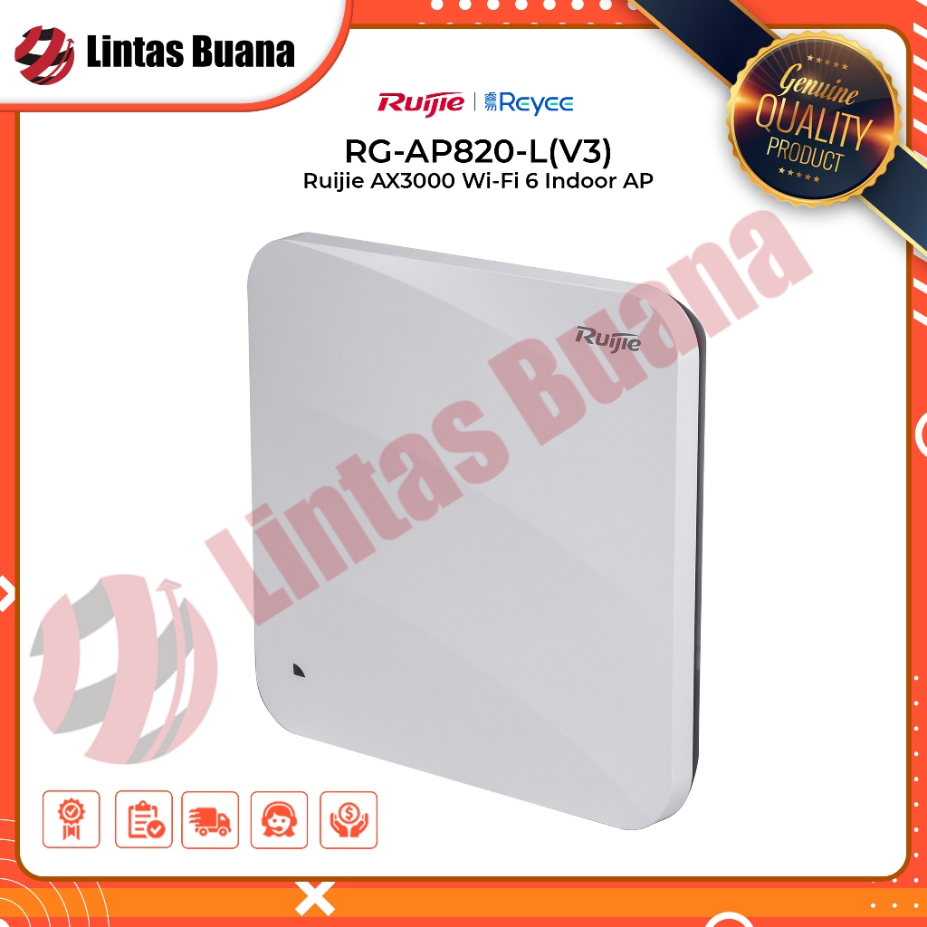 Access Point RG-AP820L(V3) Wifi 6 AX3000 Indoor AP