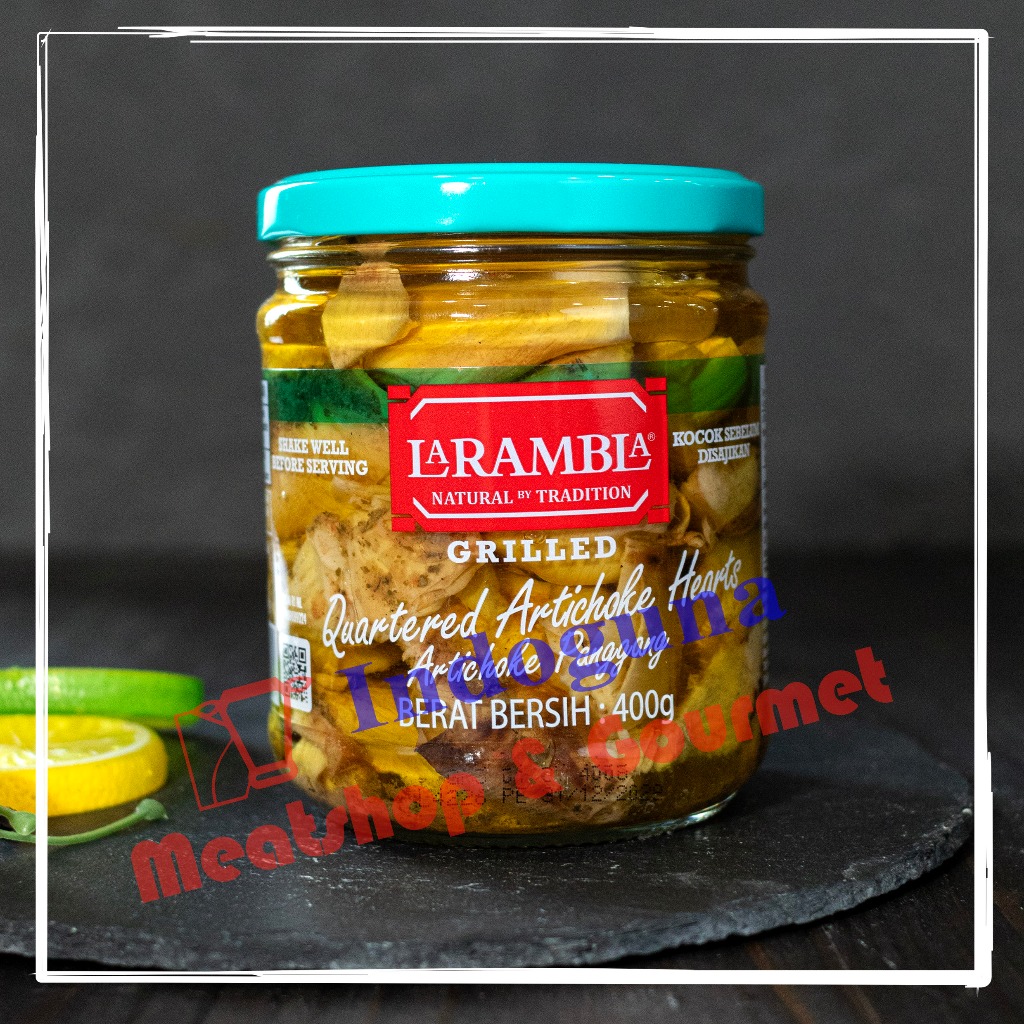 

Larambla Grilled Quartered Artichoke Hearts Articok Panggang 400gr