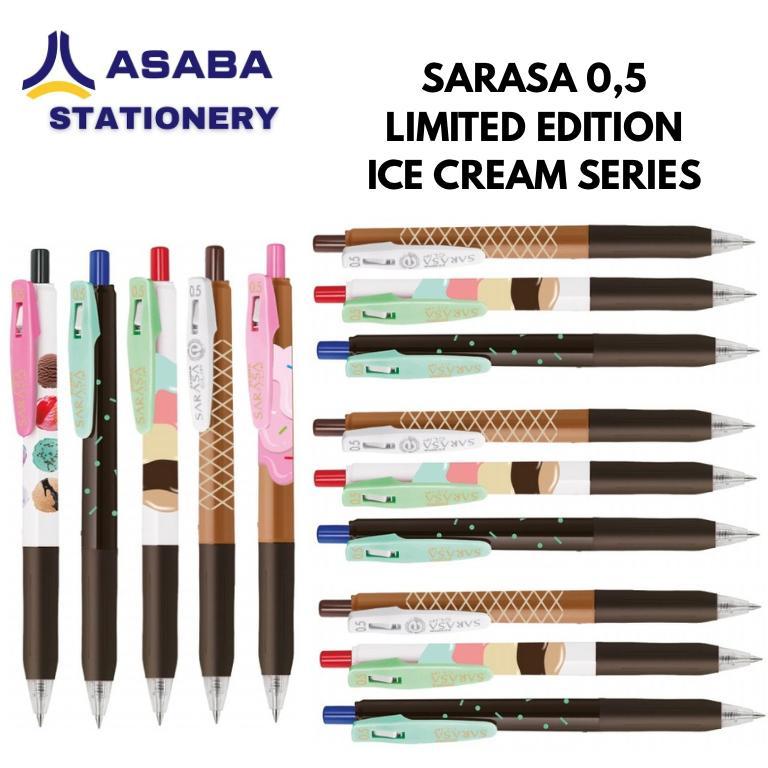 

Zebra Alat Tulis Pulpen Gel Sarasa 0.5mm Limited Edition Ice Cream Series - Satuan