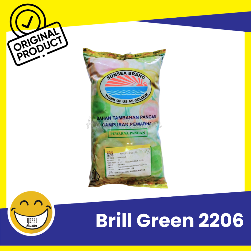 

Pewarna Makanan Hijau Brill Green 2206 Sunsea Brand 1 KG