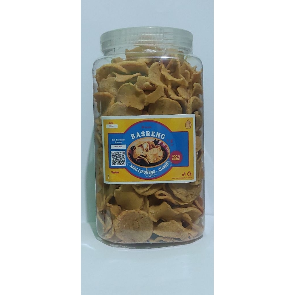 

Basreng Ikan Tongkol - Khas Kujang kemasan toples