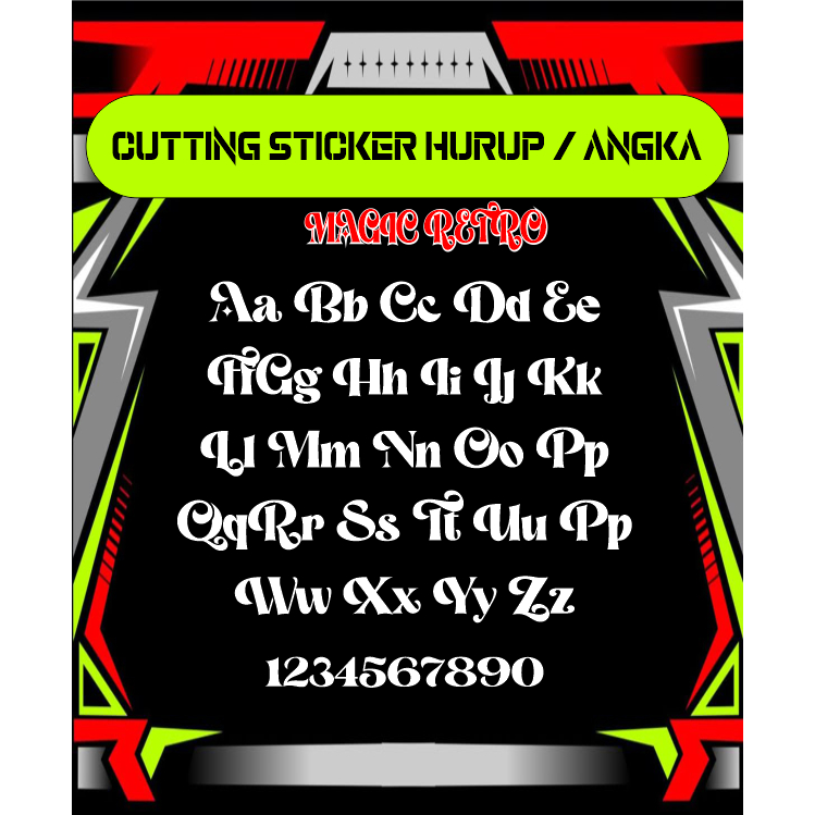

STICKER CUTTING HURUP / ANGKA