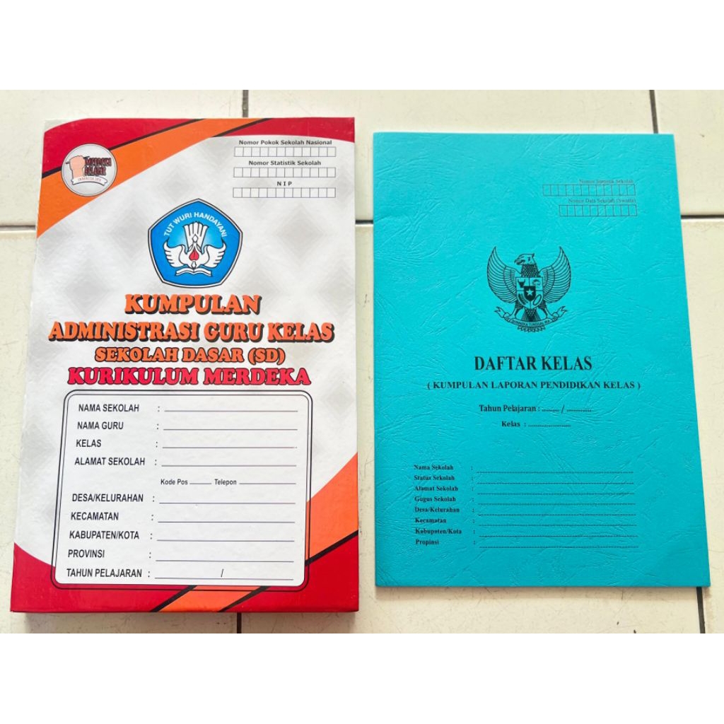 

Buku Administrasi Guru kelas SD Kurikulum Merdeka