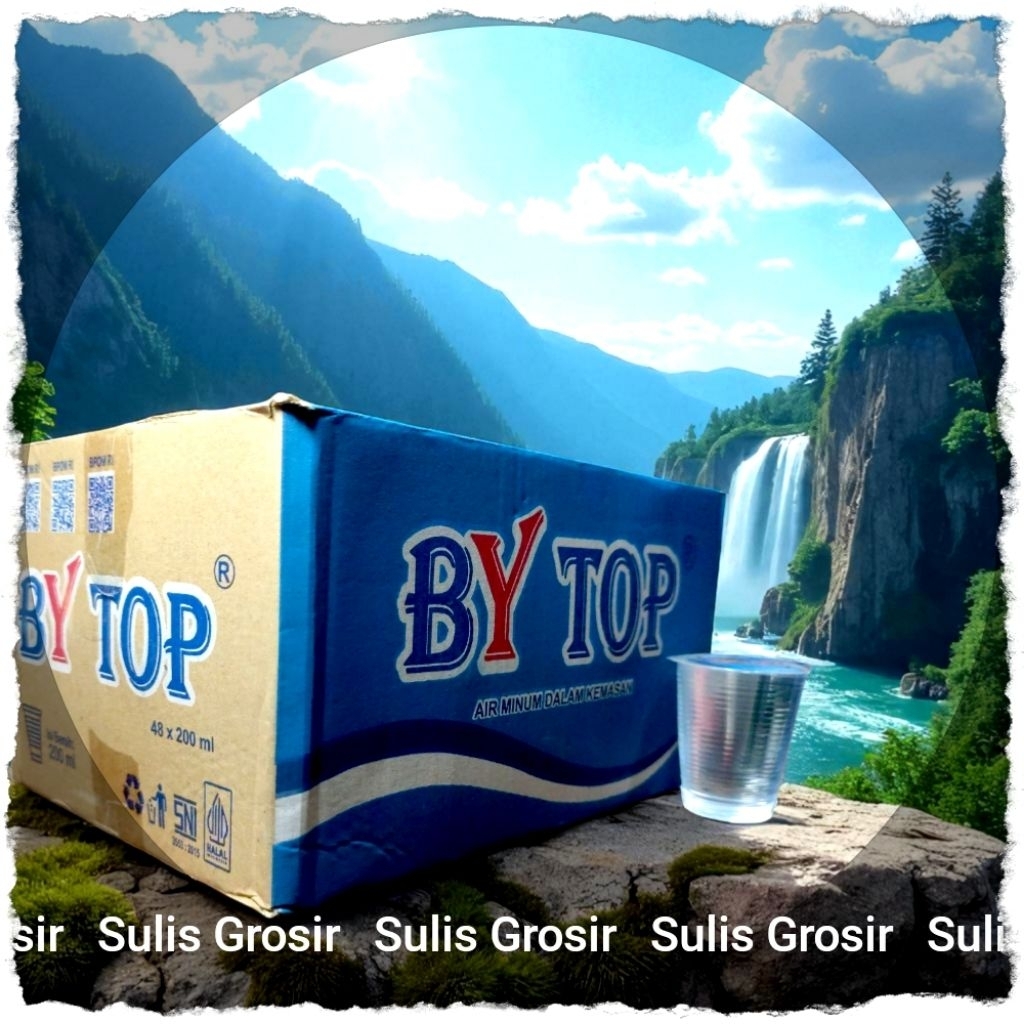 

By Top Air Mineral Kemasan Cup 200ml Per Dus Isi 48 Cup
