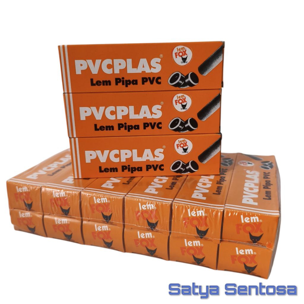 

Lem Pipa Fox PVCPLAS Tube 35 gr per Lusin (12 pcs)