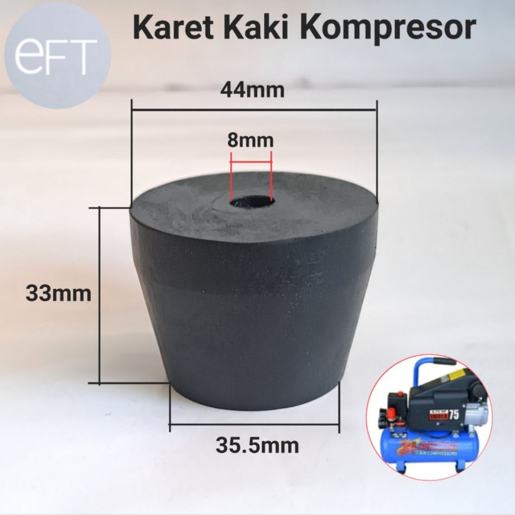Karet Kaki Kompresor Angin Lakoni 0.75
