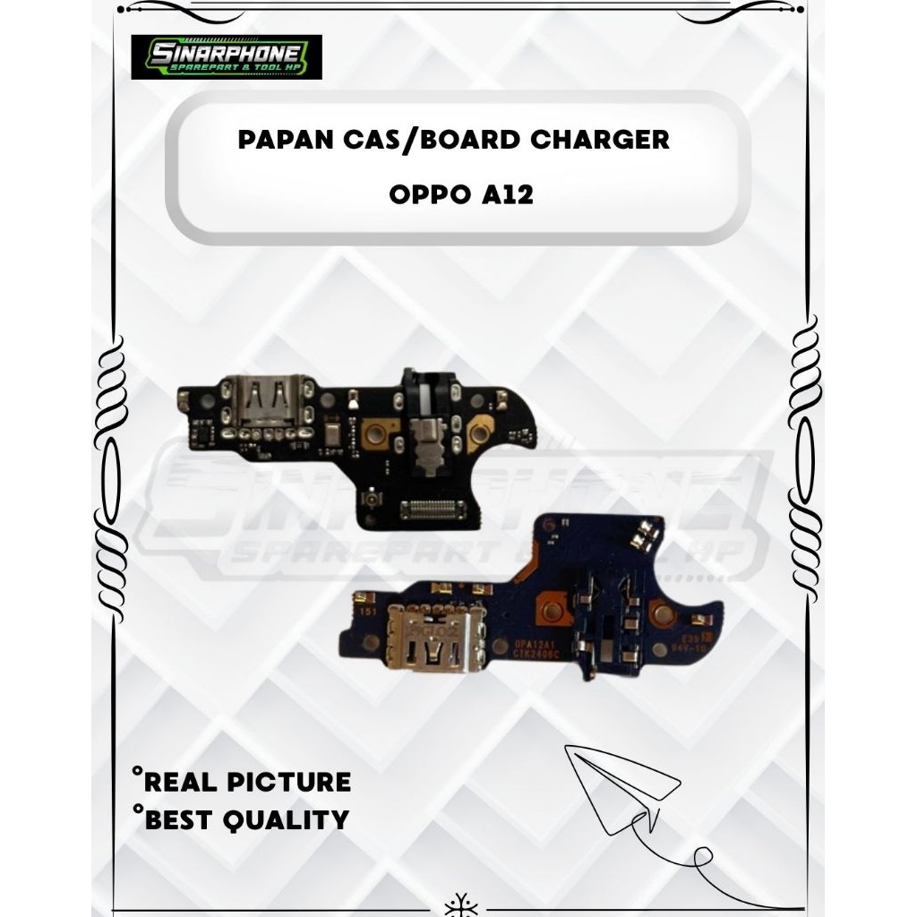PAPAN CAS/BOARD CHARGER + IC OPPO A12