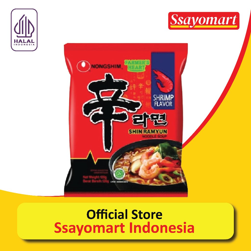 

[NONGSHIM] SHIN RAMYUN SHRIMP 120g