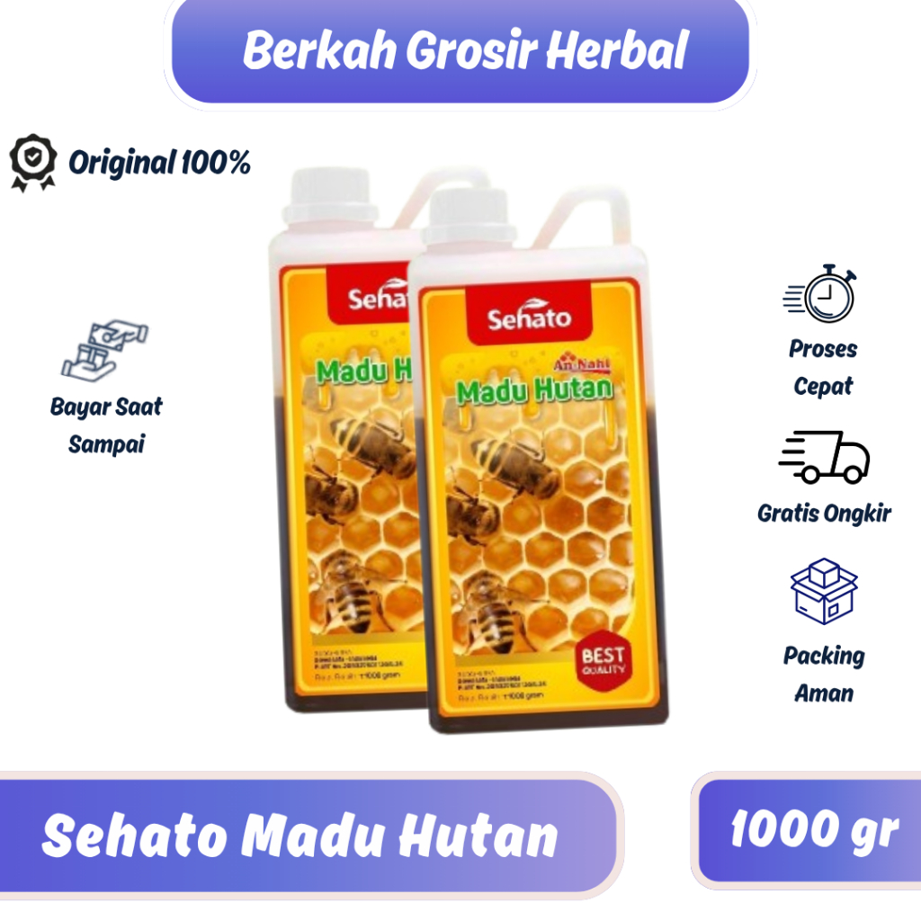 

Sehato Madu Hutan An Nahl 1000gr