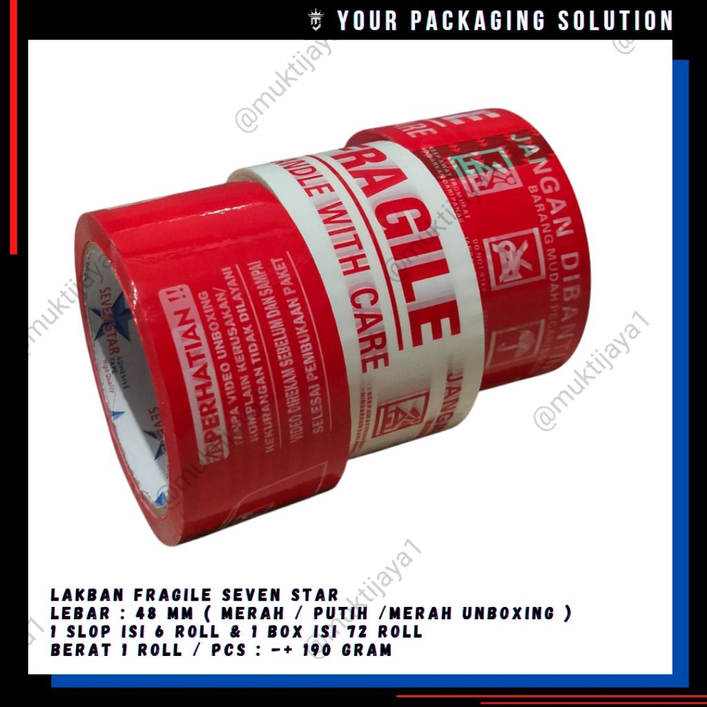 

LAKBAN FRAGILE STARTAPE / SEVEN STAR