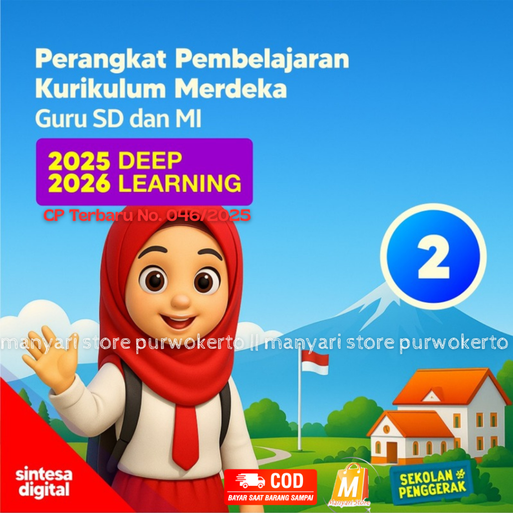 FLASHDISK DAN CD MODUL AJAR KUMER DEEP LEARNING CP TERBARU 046/2025 SD KELAS 2, ISI 2 SEMESTER LENGK