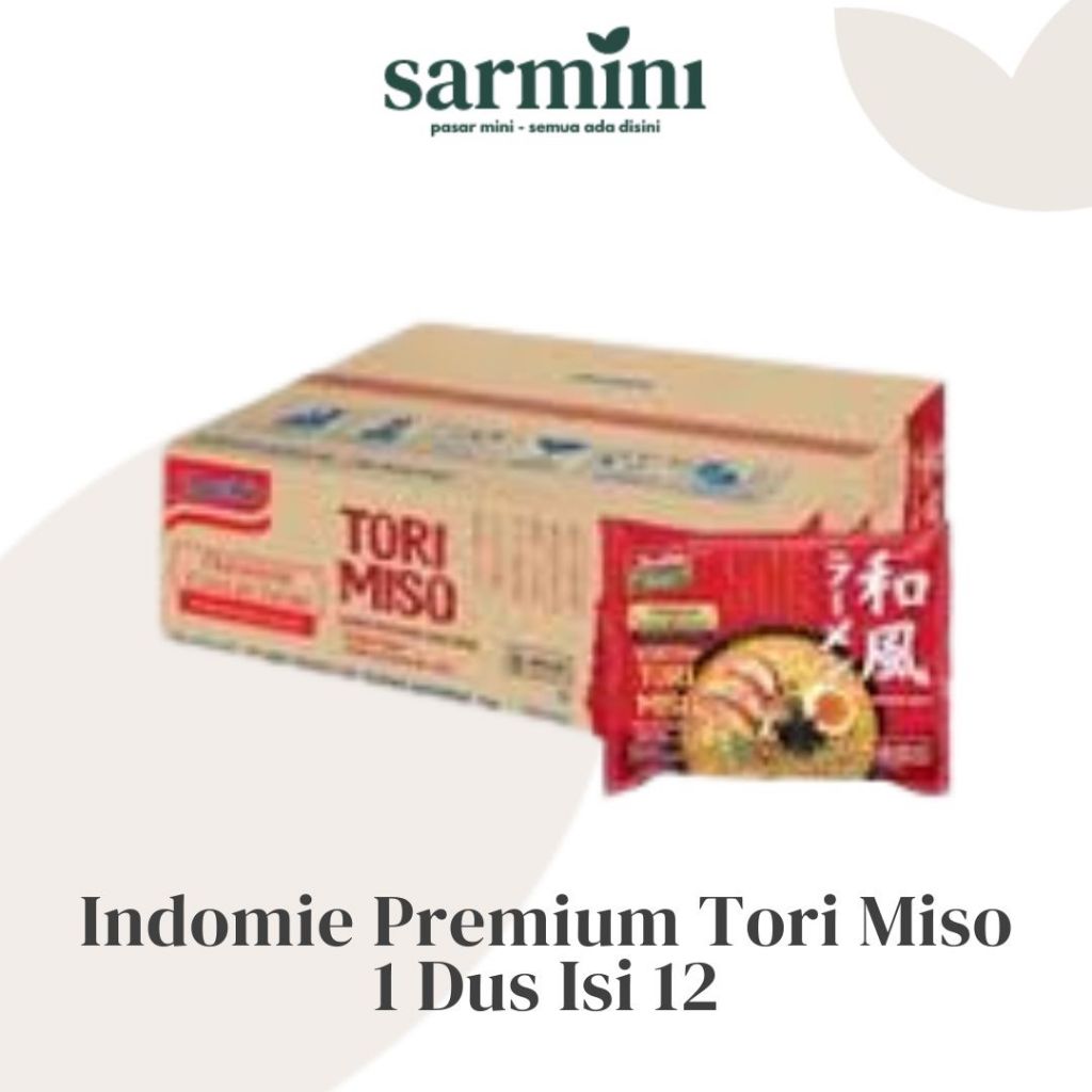 

Indomie Premium Collection Tori Miso 86gr 1 Dus isi 20