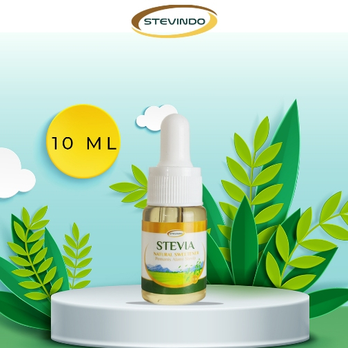 

Stevindo - Stevia Cair 10ML Pemanis Alami Pengganti Gula 0 Kalori Sweet Stevia Liquid Pure Sweetness