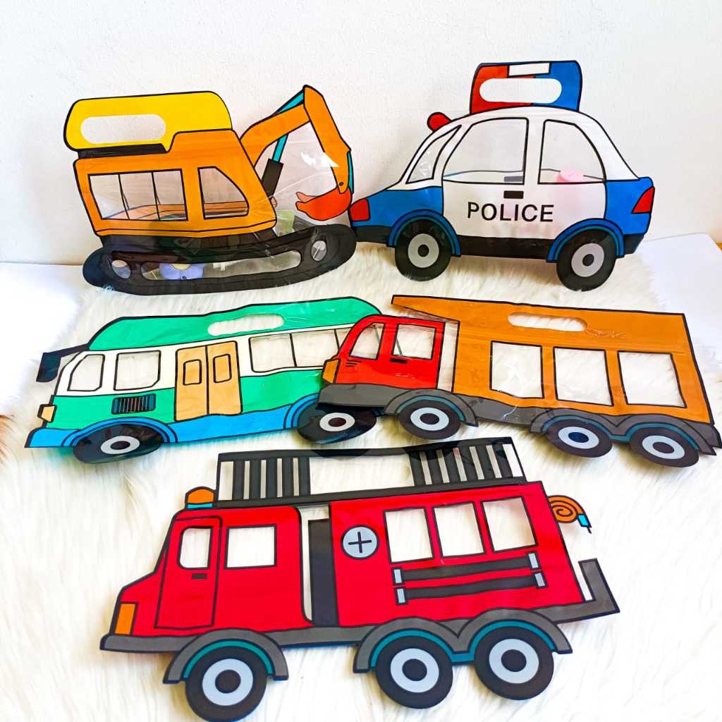 

PLASTIK ZIPPER BAG BUS MOBIL LAKI POLISI HAMPERS BINGKISAN ZIPLOCK GOODY GOODIE ULANG TAHUN ULTAH