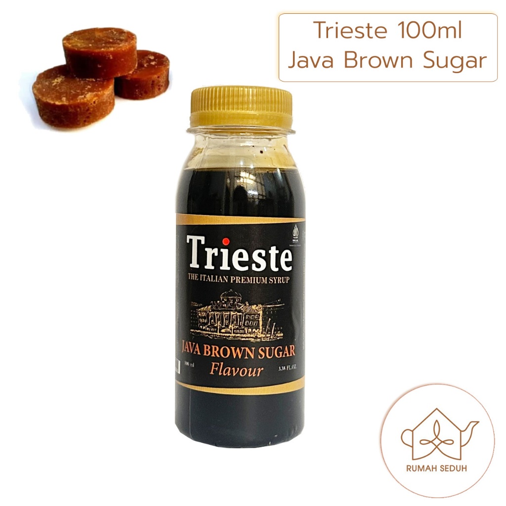 

100 mL Trieste Java Brown Sugar Syrup - Okinawa Brown Sugar Boba Tea - Gula Aren Cair