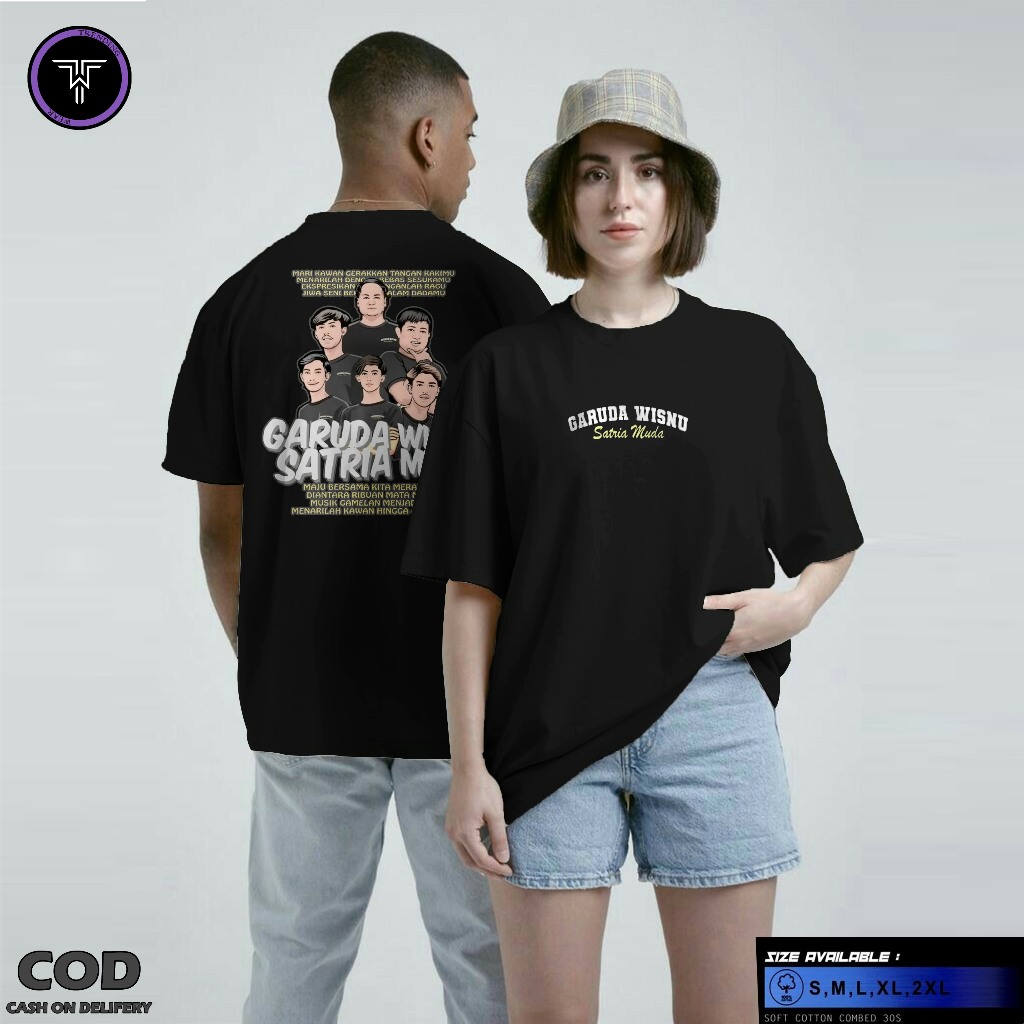 Kaos Garuda Wisnu Satria Muda Original Merchandise Tim GWSM Fans Enthul Mas Boy Isal Mas Nemo T-Shir