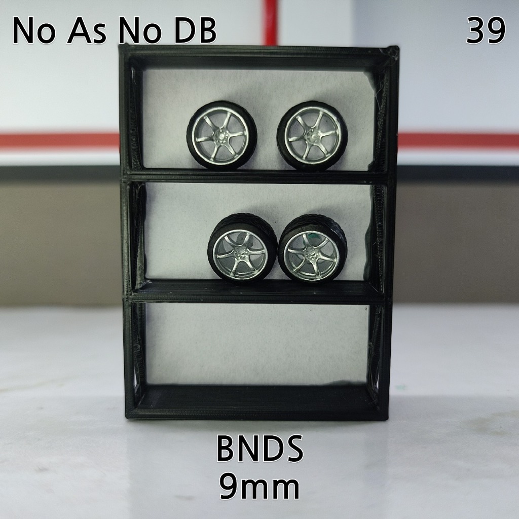 Ban Karet Diecast Miniscale BNDS 1/64 9mm Silver