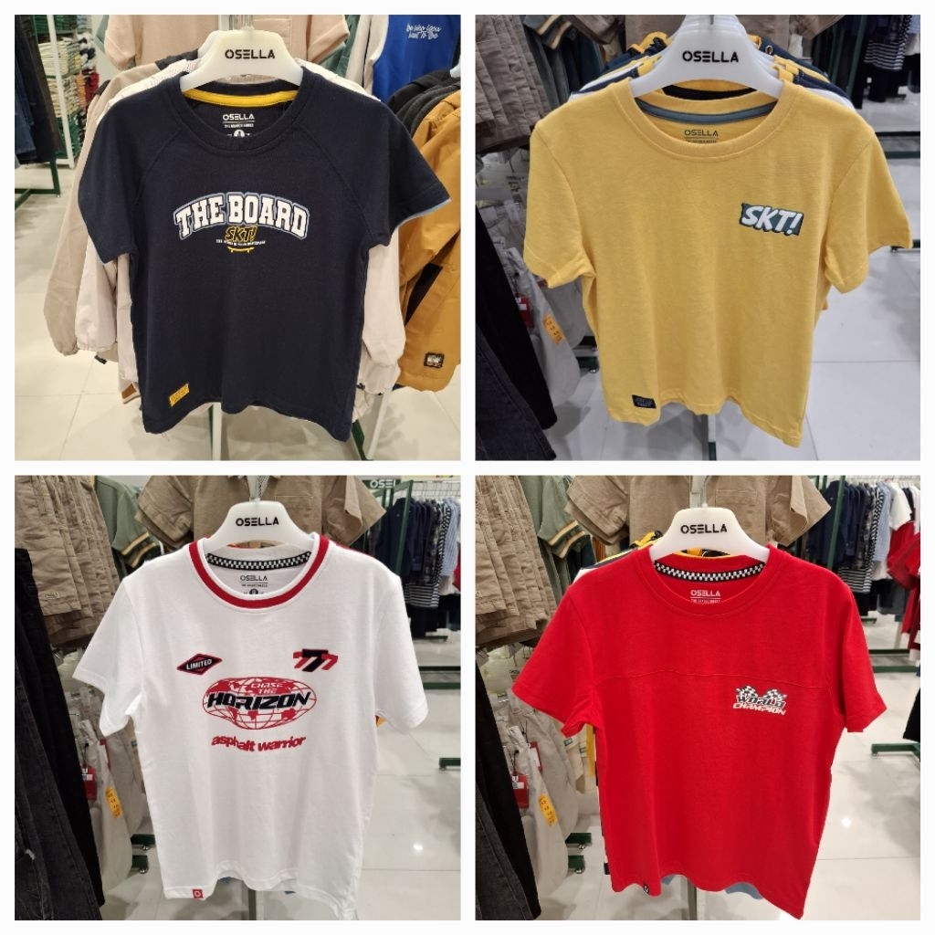 Osella Kids Baju Anak Laki Laki Tshirt Kaos Lengan Pendek Original