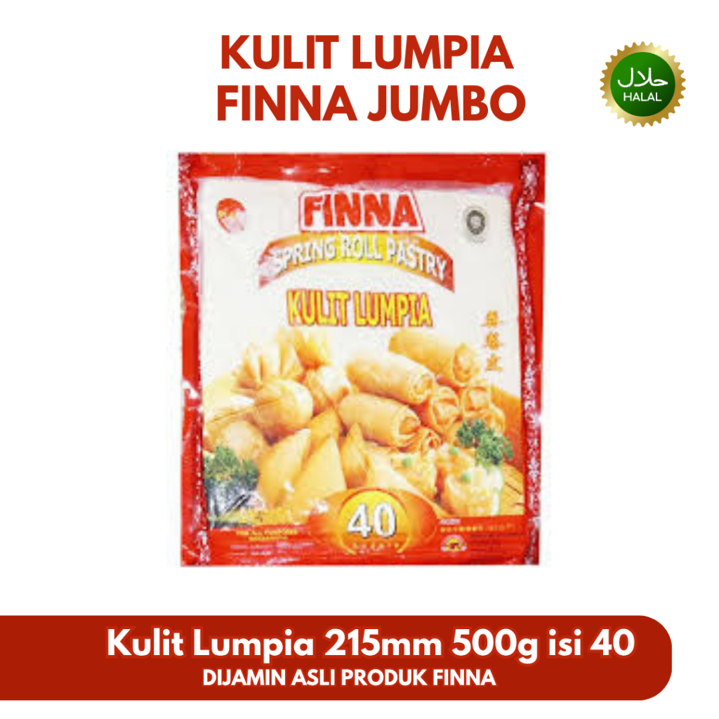 

KULIT LUMPIA FINNA 215mm 500g ISI 40
