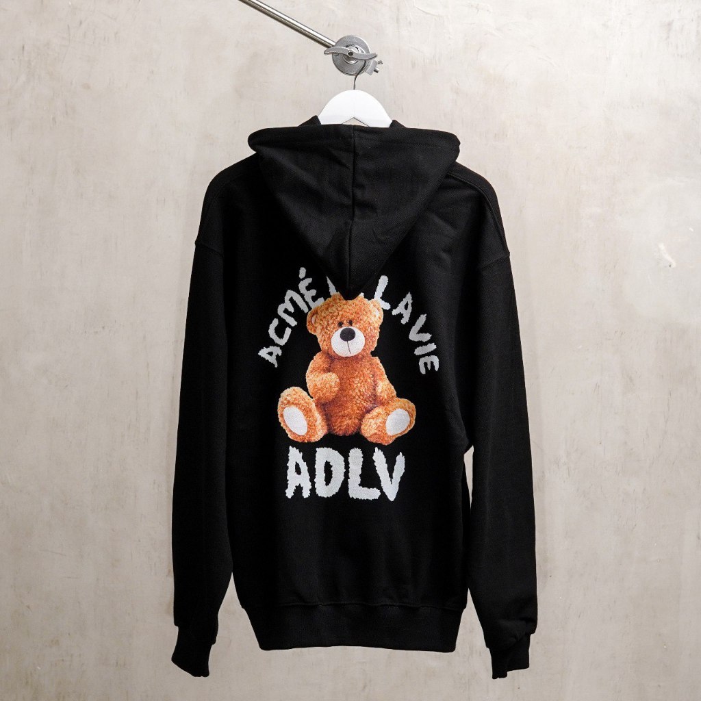 Hoodie ADV TEDDY BEAR DOLL BLACK HOODIE 100% ORIGINAL