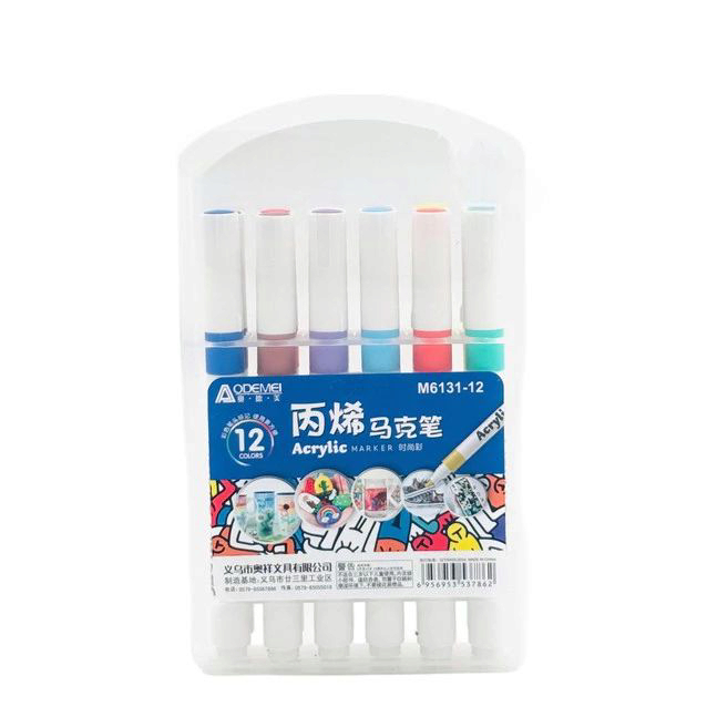 

SPIDOL ACRYLIC AODEMEI 12 WARNA M6131-12 / Acrylic Marker