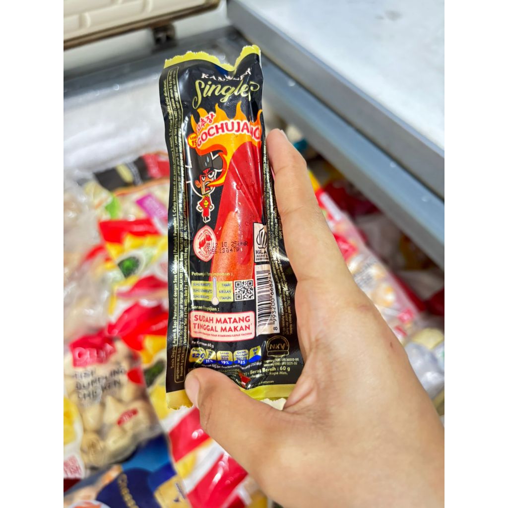 

Kanzler sosis single gochujang 55gr