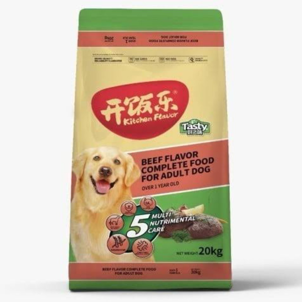 Kitchen Flavor Tasty Dog Food Beef Flavor Complete Food For Adult Dogs