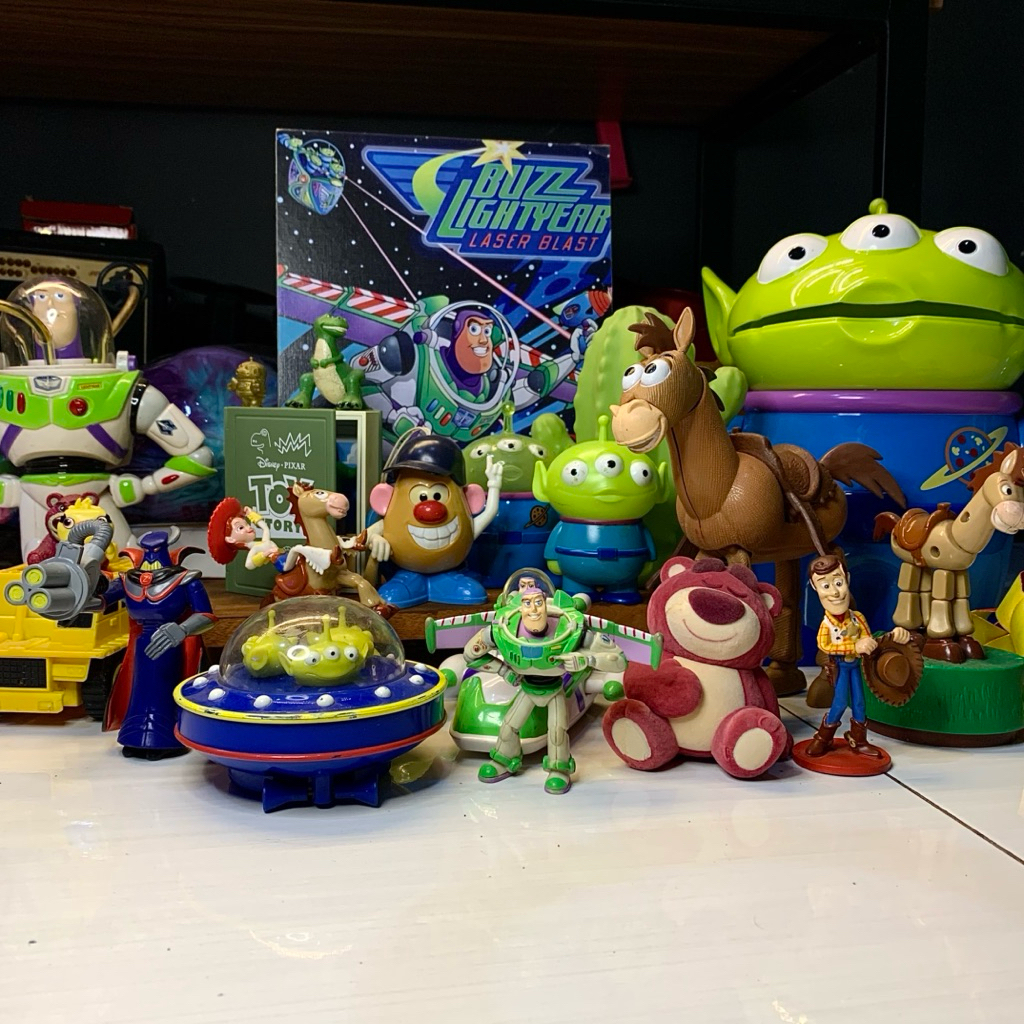JUAL MAINAN TOY STORY BUZZ WOODY LOTSO DISNEY/PIXAR FIGURE SATUAN / BORONGAN BRAND MULUS
