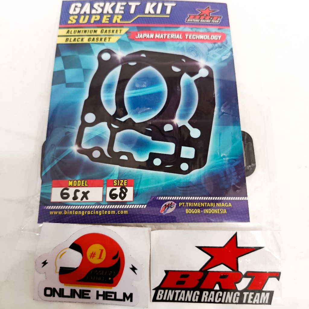 GASKET PAKING BLOK & CERAMIC HEAD BRT GSX dan SATRIA FU FI 68