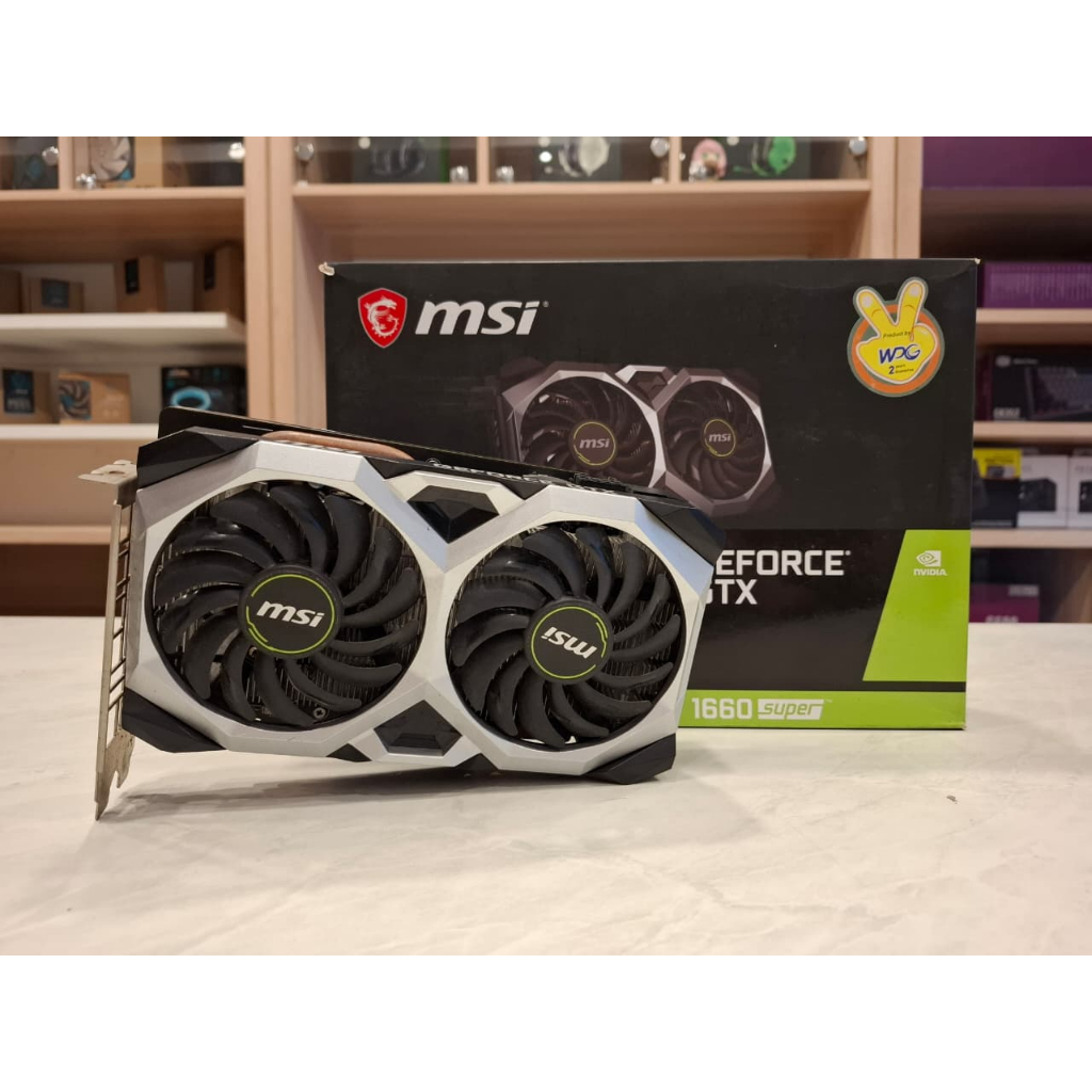VGA NVIDIA  MSI GEFORCE GTX 1660 SUPER VENTUS XS OC/ GTX1660 SUPER 6GB GDDR6 | 2ND FULL BOX