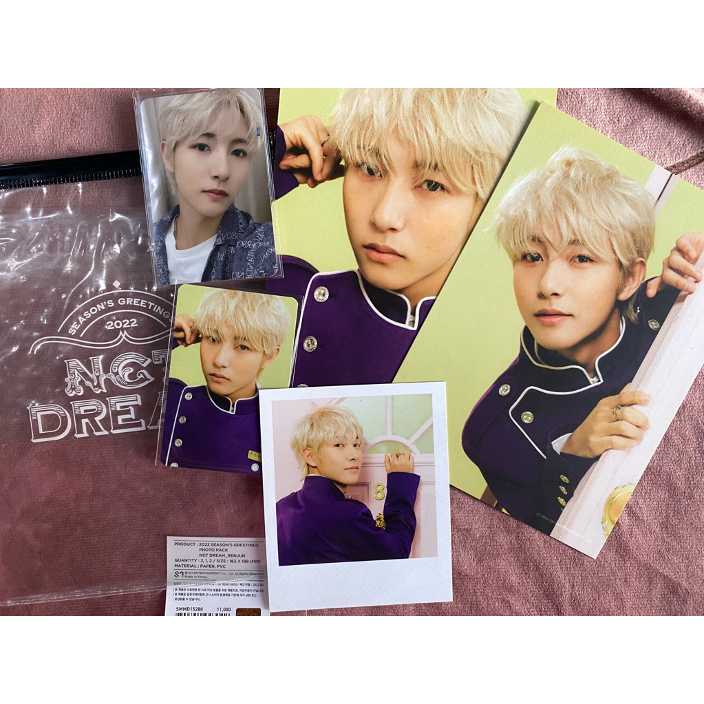 md photopack season greeting 2022 renjun fullset