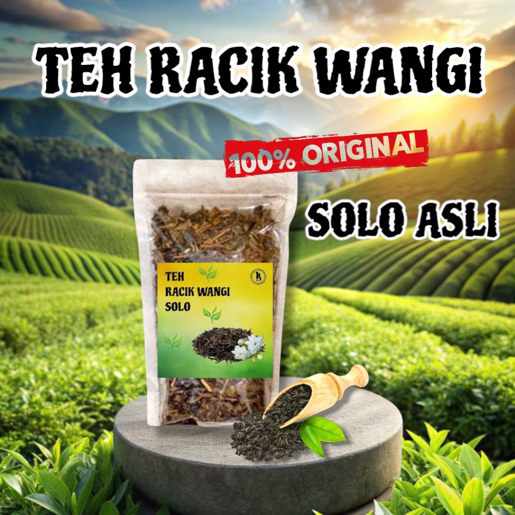 

TEH RACIK WANGI 280 GRAM ASLI KHAS SOLO DENGAN AROMA YANG KHAS