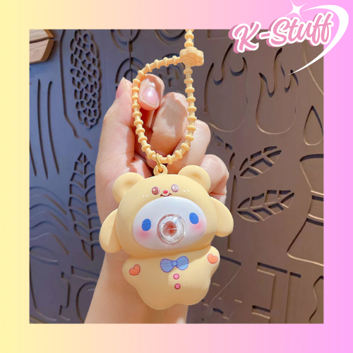 K-Stuff.co Gantungan Kunci Sanrio Hello Kity Melody Kuromi /Keychain Gantungan Kunci Gelembung