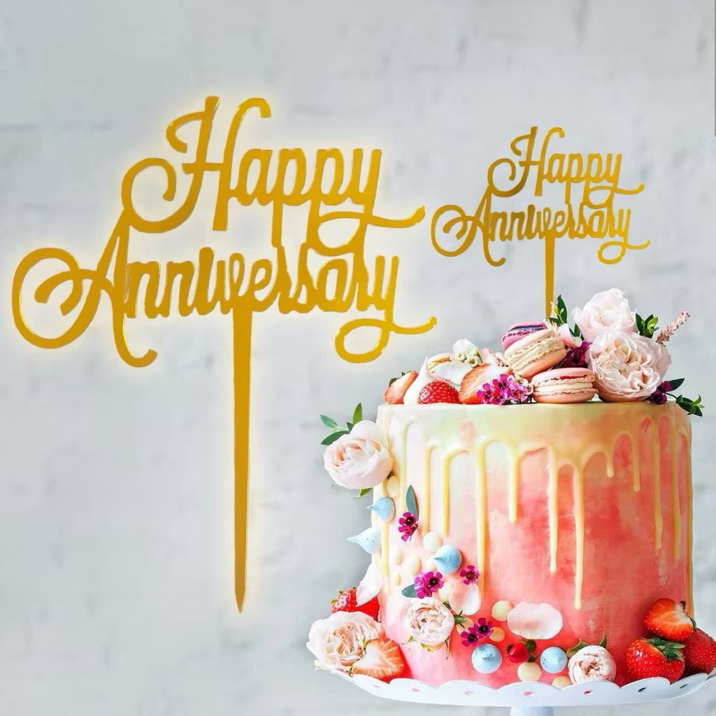 ok topper gold anniversarry hari jadian