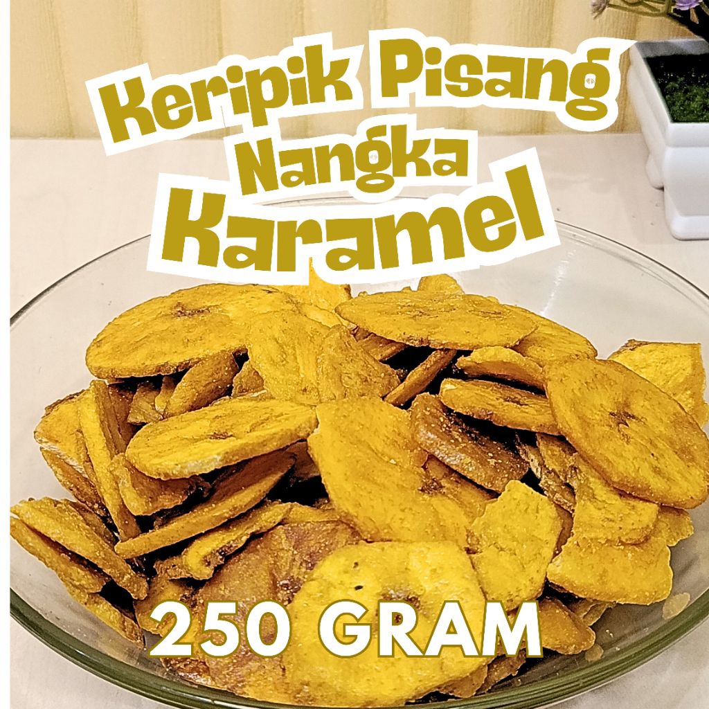 

BELI 2 GRATIS 1 (random) Keripik Pisang Nangka Caramel 250gr cemilan/kripik/snack/manis/promo