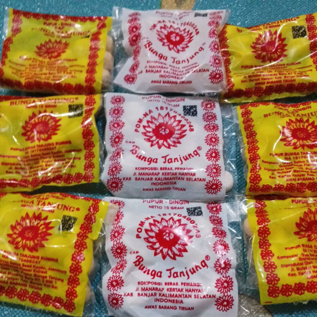 BEDAK DINGIN BUNGA TANJUNG / PUPUR BASAH KALIMANTAN PUPUR DINGIN |