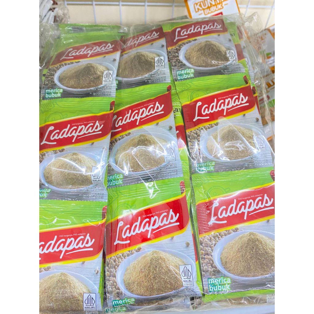 

(3Renceng / 36pcs) Ladapas Merica Bubuk 2,5g