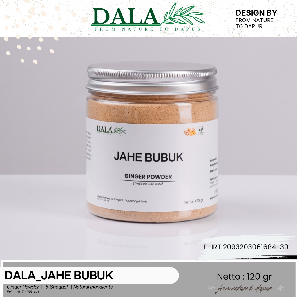 

DALA_Jahe Bubuk / Ginger Powder (65 gr / 120 gr)