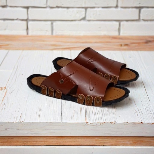 Sendal Selop Kulit Asli 100% Import untuk Pria Size 38-43