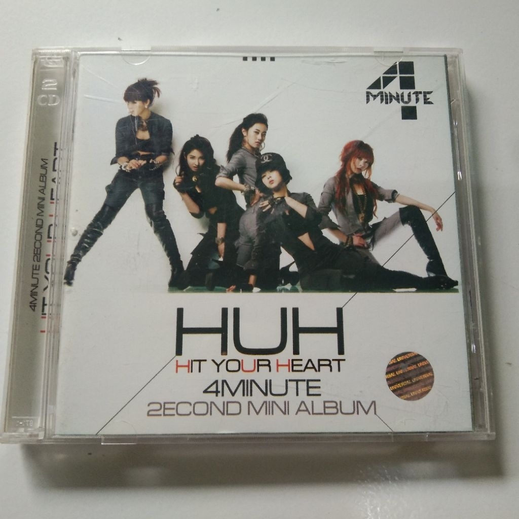 CD 4Minute Hit Your Heart 2second mini album