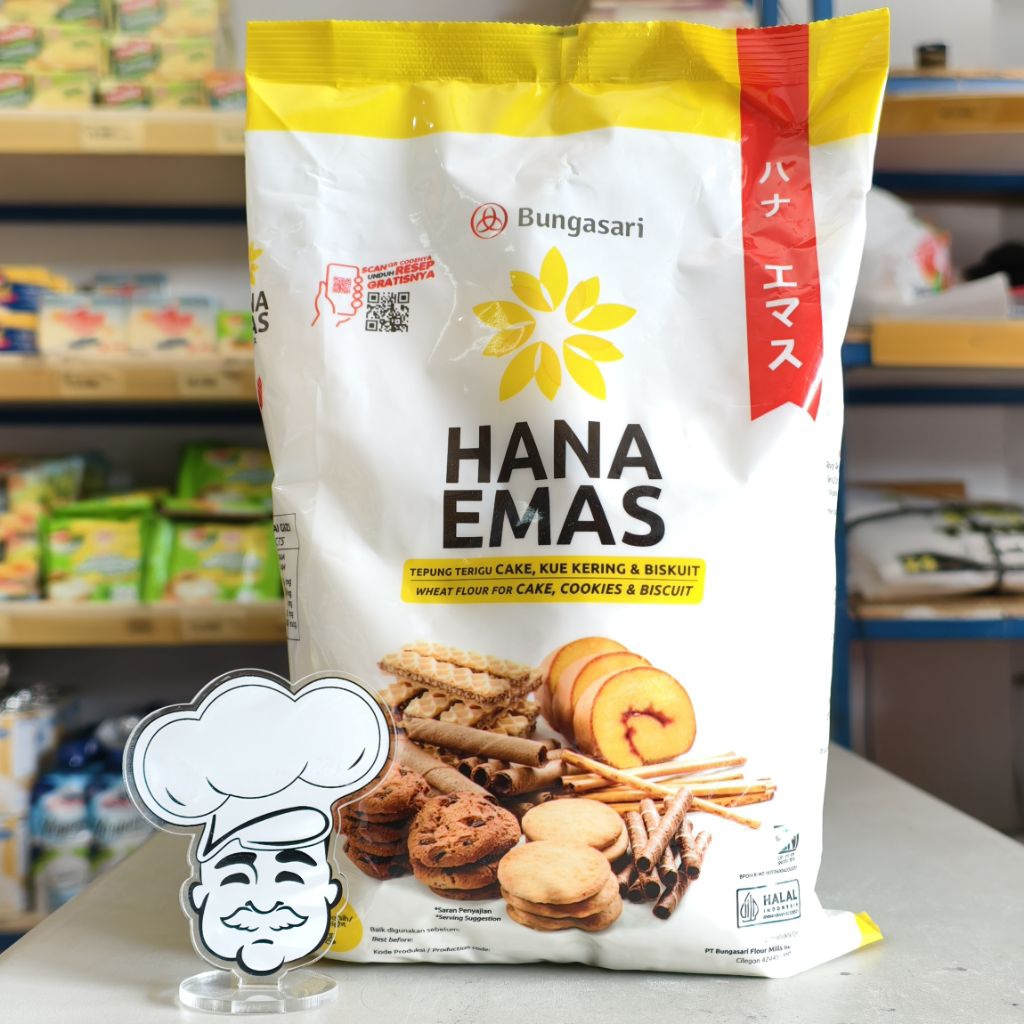 

Tepung Terigu Hana Emas 1Kg