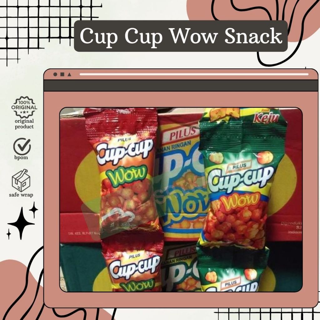 

Cup Cup Wow Pilus 1 Pack Sambal Udang l Keju