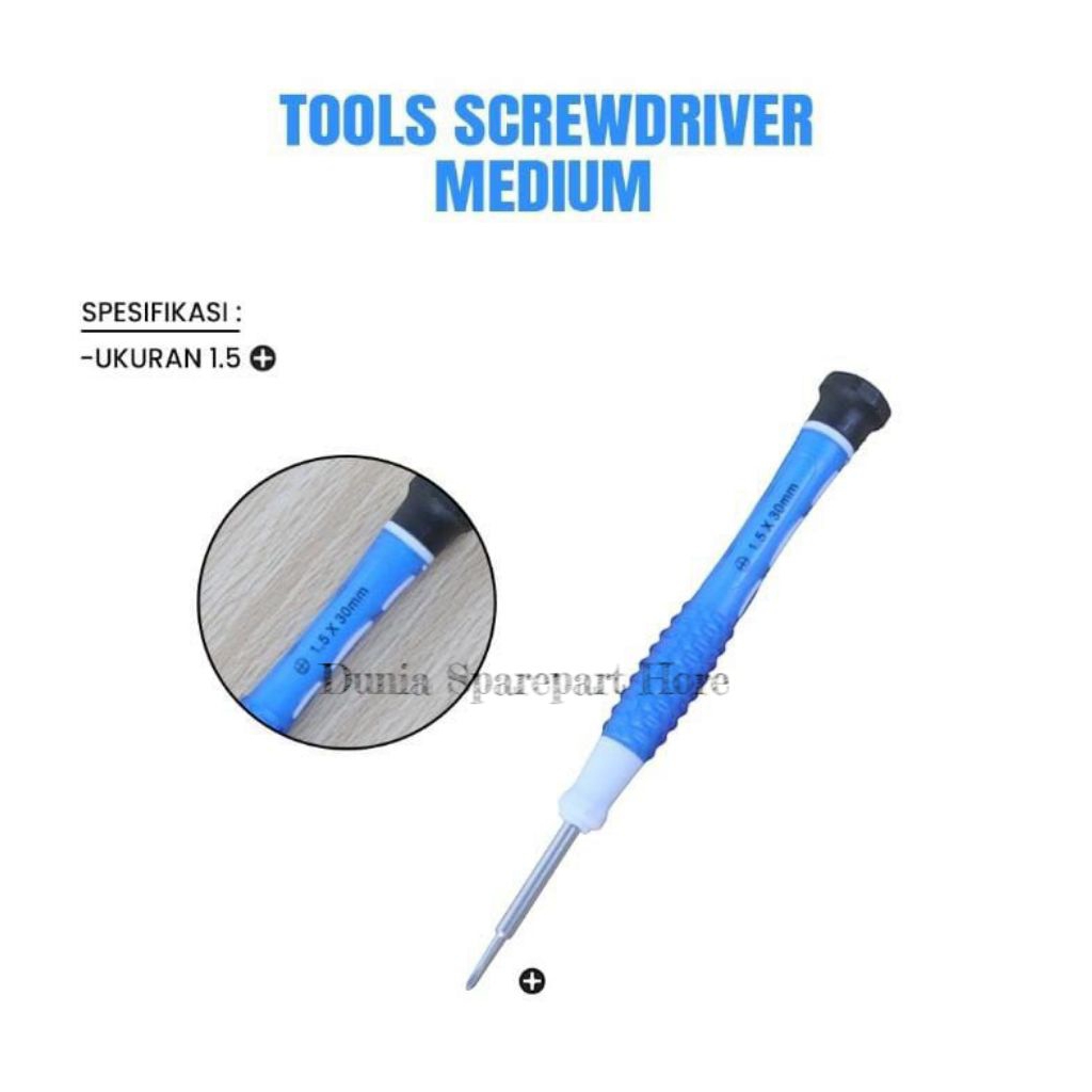 OBENG SET MINI + OBENG PLUS 1,5 × 25MM OBENG PEMBUKA COVER HP ALAT SERVICE HP