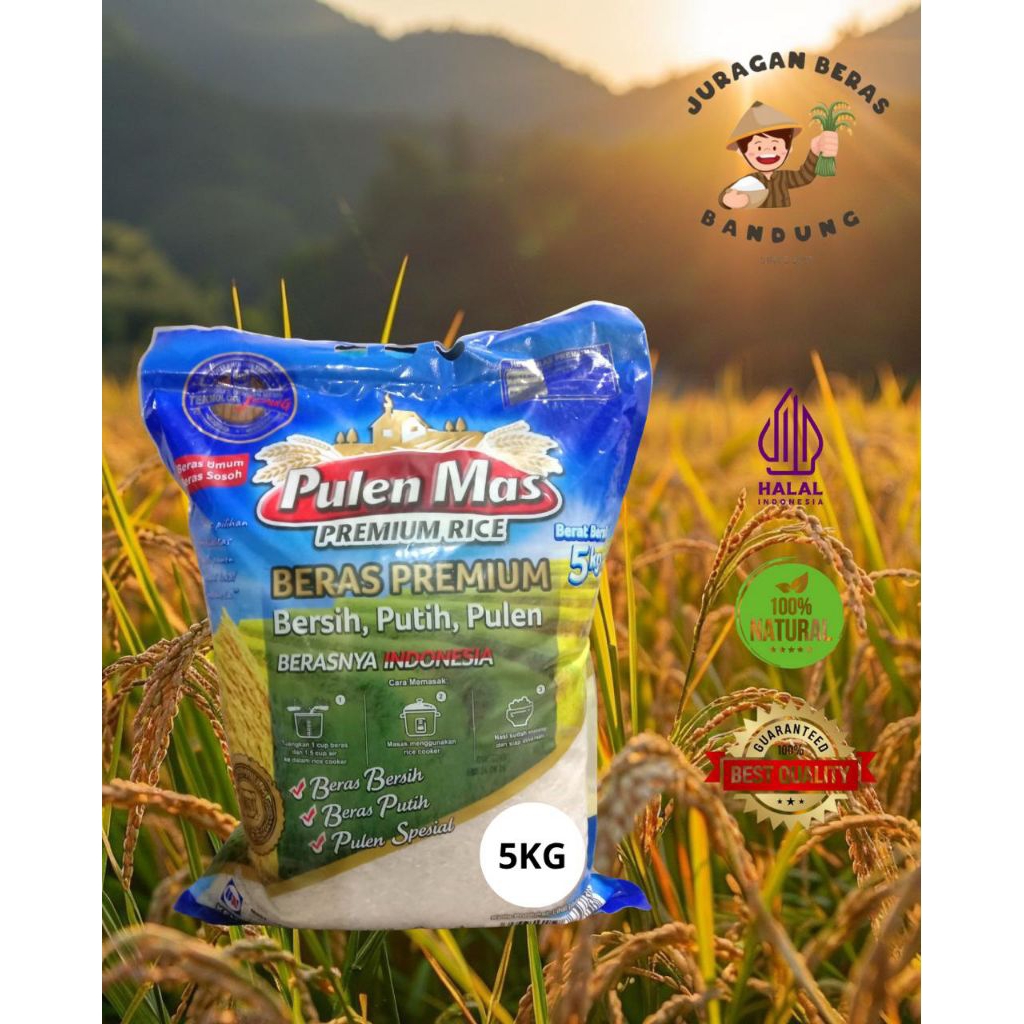 

Beras Pulen Mas 5 Kg Murah Harum Enak