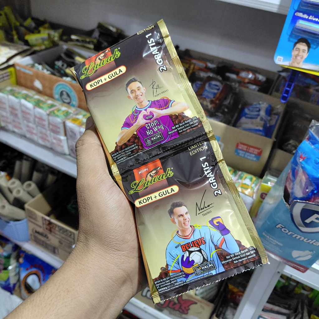 

Kopi Luwak Hitam 23g 1Renteng (15 Sachet) Harga Murah!!