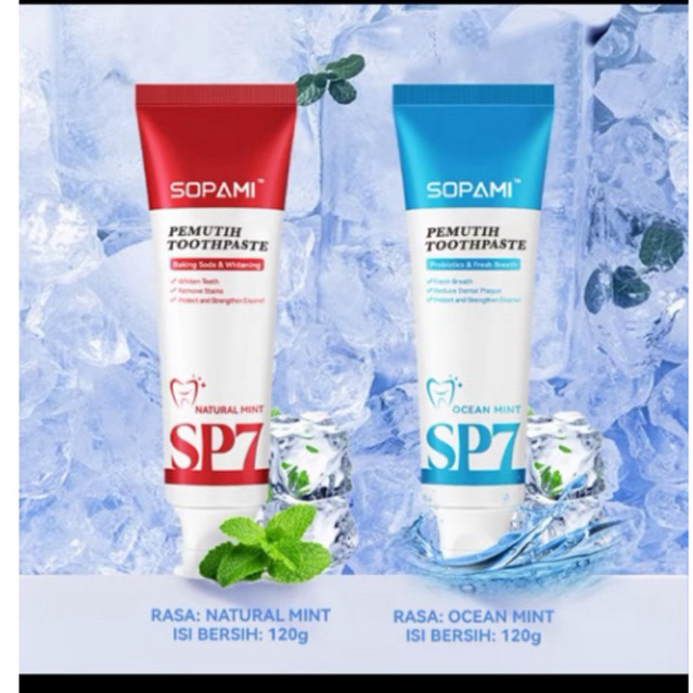 SOPAMI PEMUTIH GIGI MERONTOKKAN KARANG GIGI