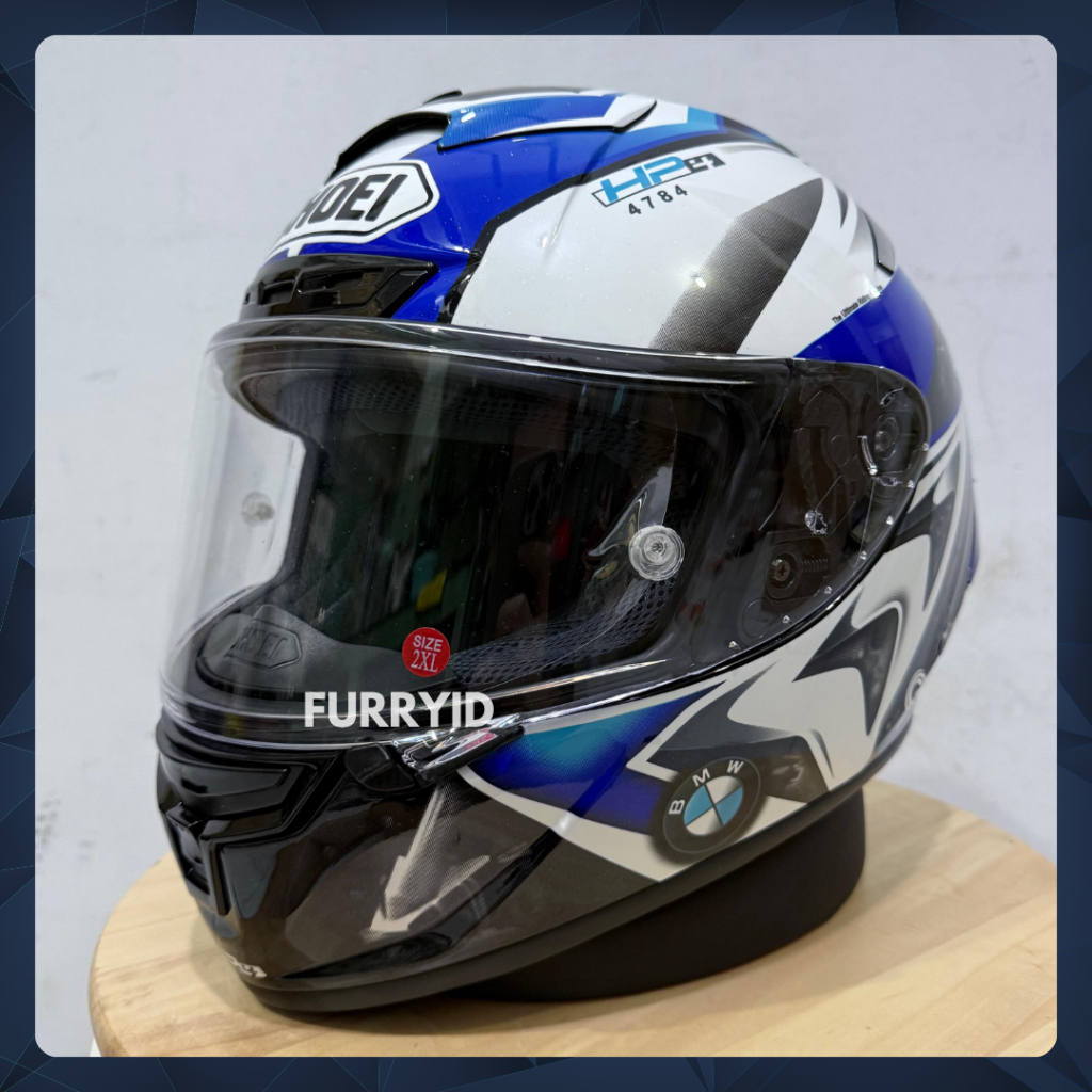 HELM FULL FACE SHOEI X14 MOTOR BMW HP 4