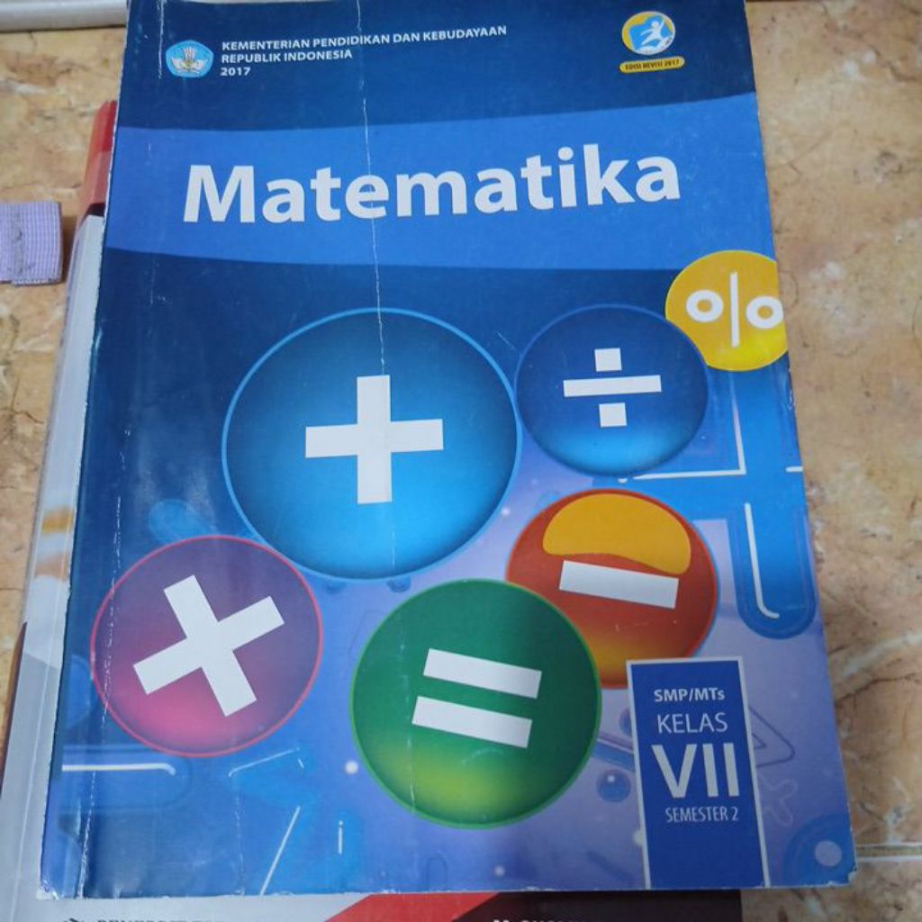 buku matematika SMP SMA kelas 7 8 10 bekas second