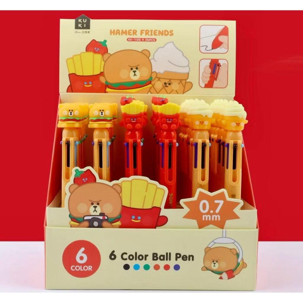 

PULPEN KUKI FOOD / BALLPEN / PENA WARNA WARNI