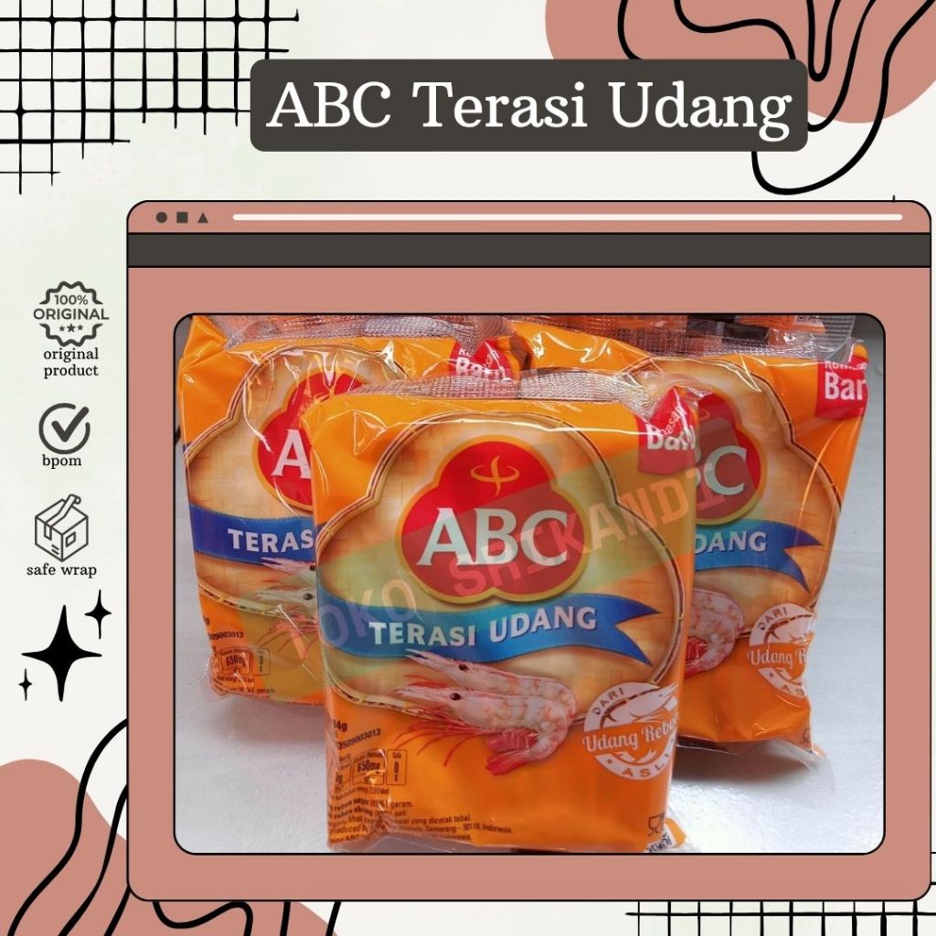 

ABC Terasi Udang 1 pax l Terasi Udang ABC 1 pack